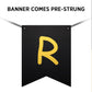 Happy Retirement Banner Assembled Gagaku Black And Gold Retirement Party Decorations Supplies Kit Gold Glitter Paper Pennant Banner For Men Women Office Farewell Party
