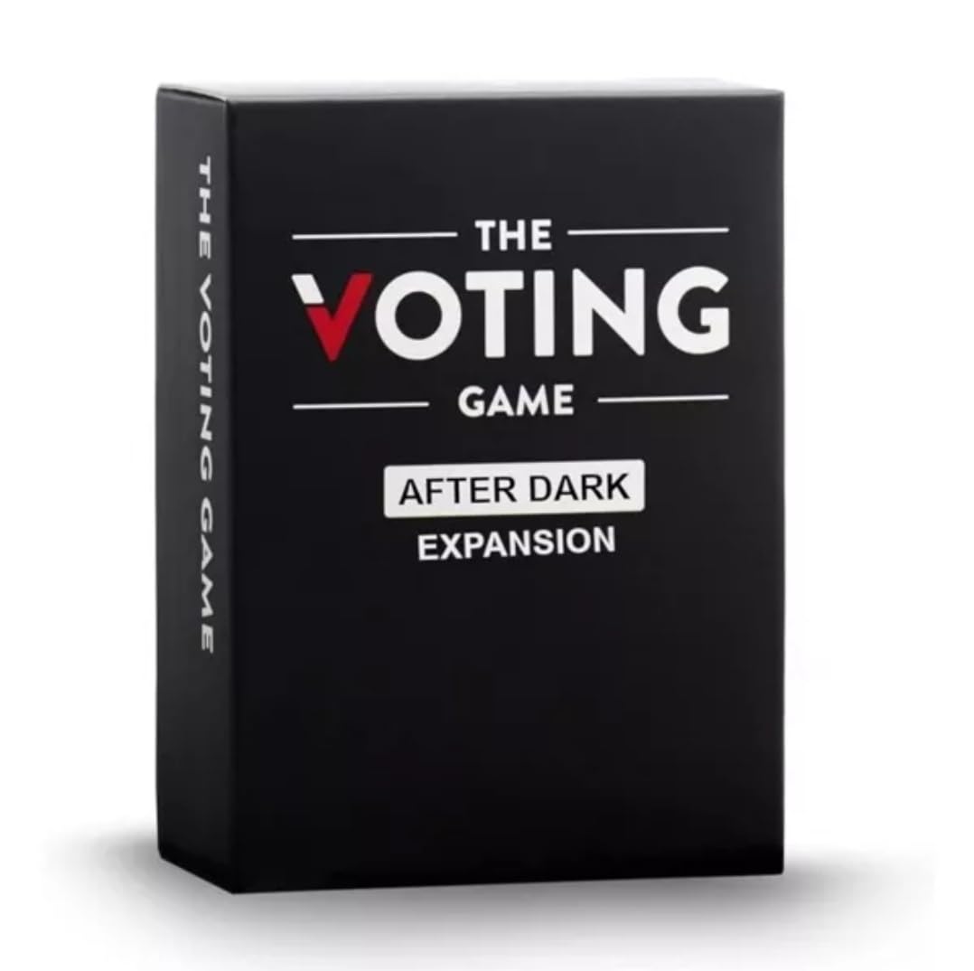 The Voting Game After Dark Expansion - 100 New Cards for The Hilarious mature-themed Party Game About Finding Out Who Your Friends are - for College Students  Fun Parties & Board Games Night with Your Group