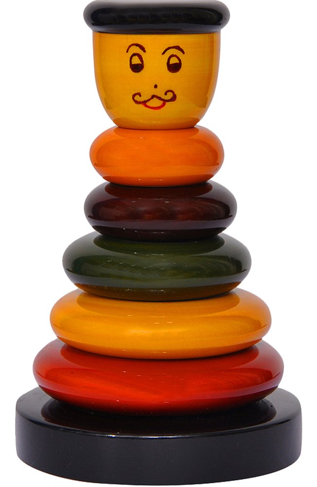 Kingini Wooden Stacking Toy  Men