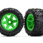 Traxxas 8672G 3.8'' Wheels with Talon Ext Tires, Green
