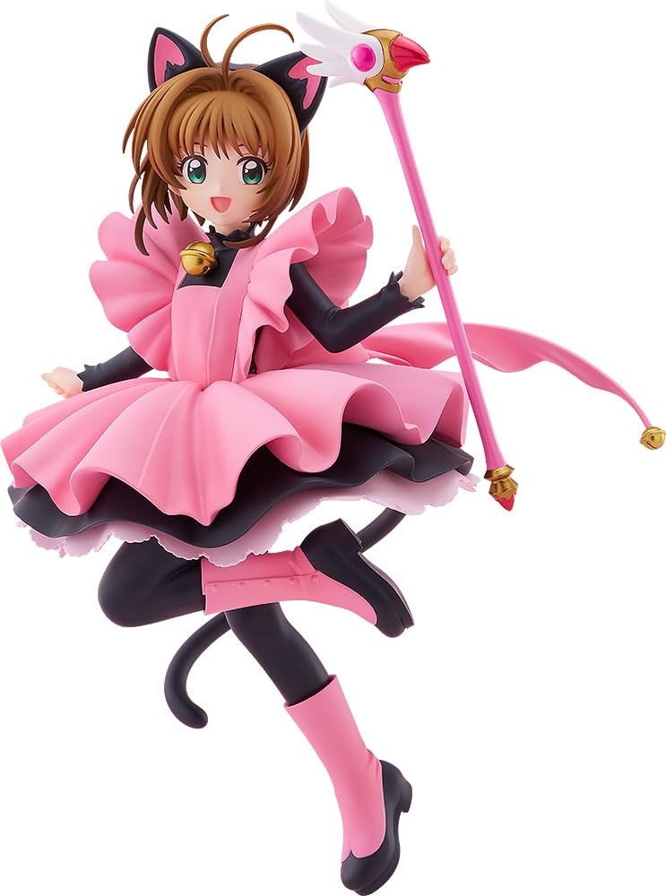 GOOD SMILE COMPANY POP UP PARADE Cardcaptor Sakura Clow Card Edition Sakura Kinomoto Black Cat Style Costume Ver. L Size, Non-sc