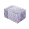 Utctbc Trading Card Sleeves Top Loaders 20 Pcs Hard Acrylic Card Protector Clear Card Brick + 5 Display Stand Fit For Standard S