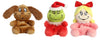 Aurora Palm Pals Christmas Stuffed Plush 3 Piece Bundle, Max, Grinch And Cindy Lou