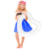 Kid White Heart Pool Float,Kid Pool Floats, Water Fun Beach Party Toys For Kids,Birthday Scene Layout Props,18 In, White?