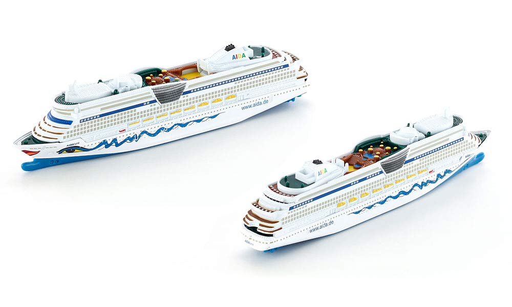 Siku 1720 AIDALuna Cruise Ship Model 1:1400 Metal/Plastic White AIDA Design