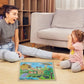 Wooden Jigsaw Puzzles Noah'S Ark 48Pcs Preschool Educational Learning Toys For Kids 3 Yrs Up, Preschool Gift For Boys And Girls