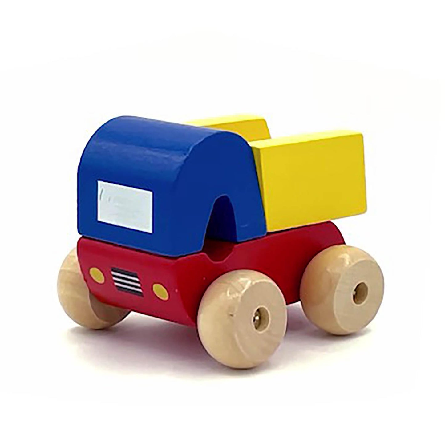 Orange Tree Toys First Trucks | Hand Painted Colorful Wooden Toy for Toddlers Age 12m+, Sustainably Made, Set of 3