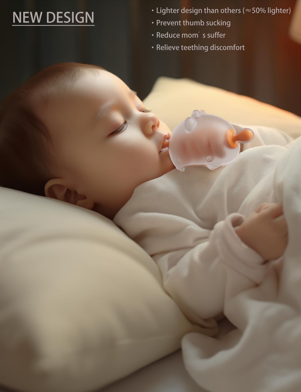 Aurrea Baby Teething Toys For Babies 3-6 Months, Baby Teethers For Babies 6-12 Months, Baby Teether Soother, Squishy Soft,None G