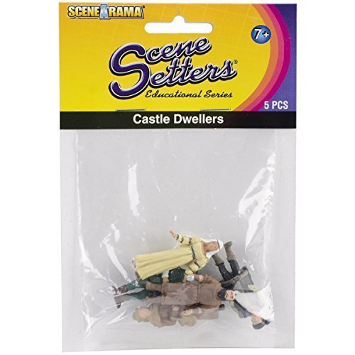 SceneARama Scene Setters(R) Figurines  Castle Dwellers 5/Pkg