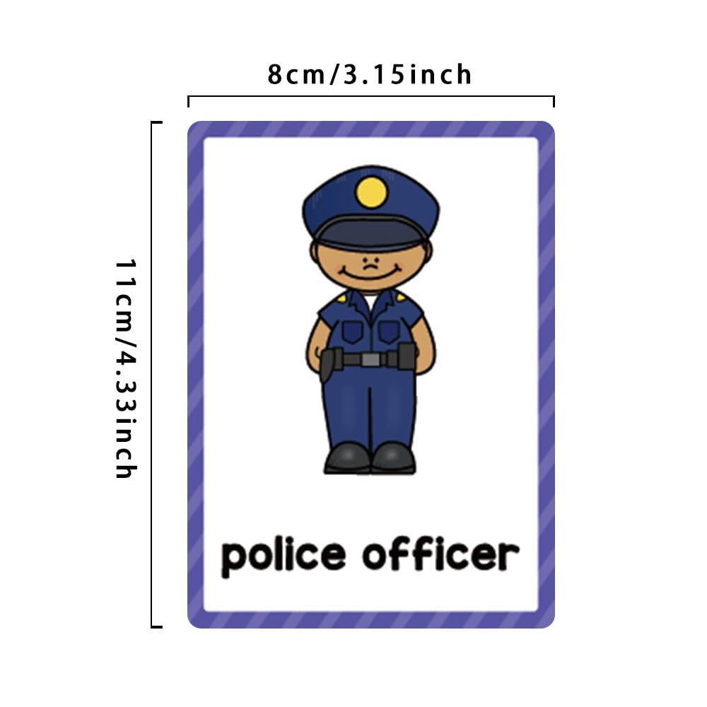 Lachilly Occupations English Words Learning Flashcards, High Frequency Words, Beginning Reading, Kindergarten Esl Teaching Mater