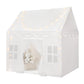 Wilwolfer Play Tent For Kids Indoor - Kids Play Tent Indoor Toddlers Play Tent Large Toddler Tent For Kids Toy House Birthday Gift For Boys & Girls Playroom Decor (White Playhouse)