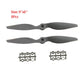 SoloGood 8PCS CCW Gemfan APC Nylon Propeller 9060 Prop for RC Airplane with Adapter Rings