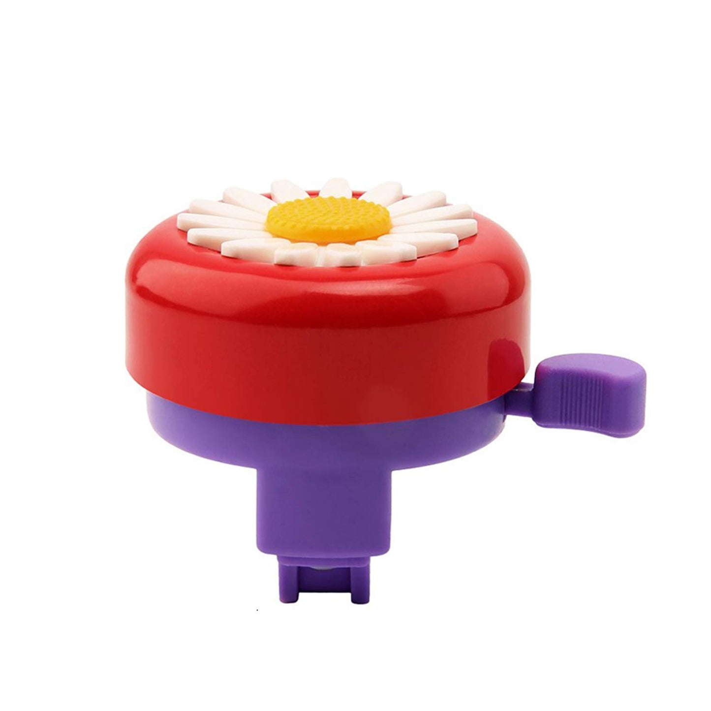 Platt Bike Bell For Kids, Bike Horn For Boys And Girls Bike With 1 Pair Bike Streamer Tassels,Red+Purple