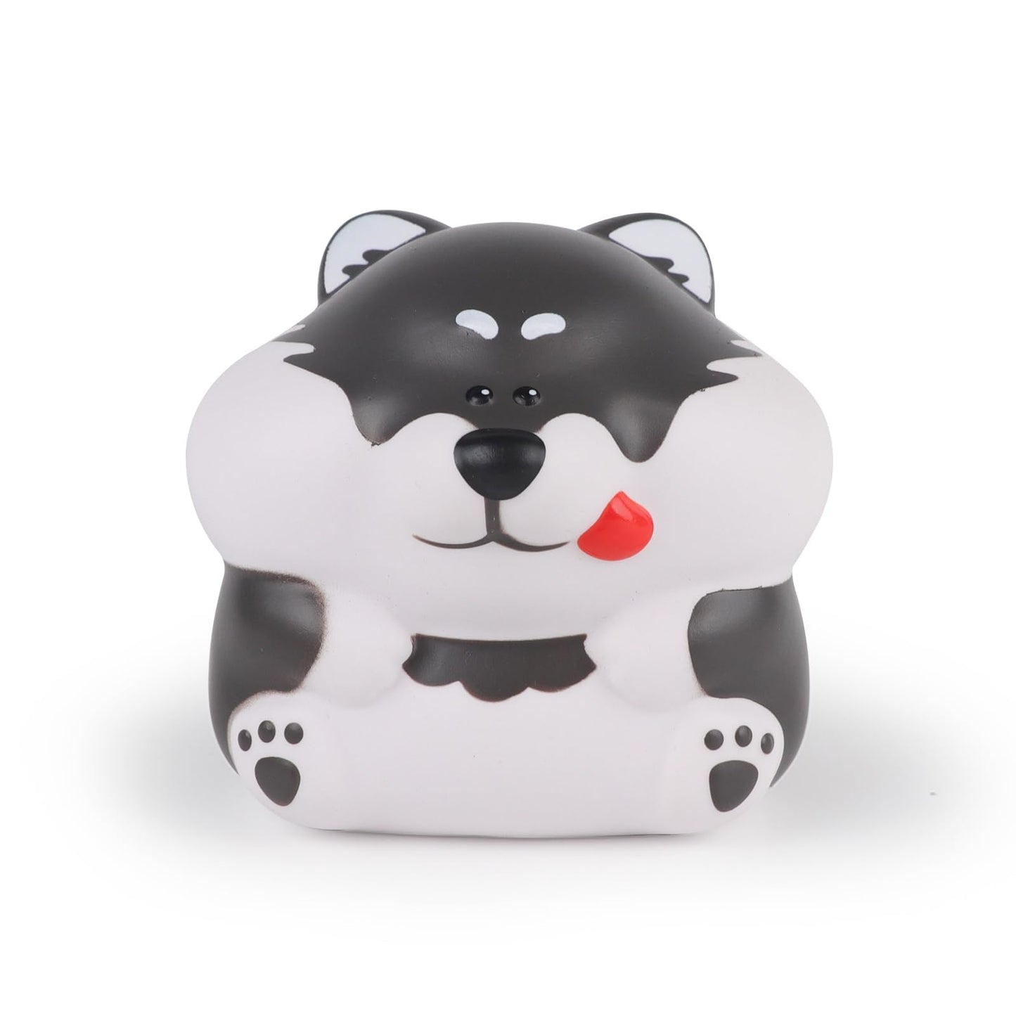 Anboor Squishies Dog Slow Rising Husky Soft Squeeze Toys Stress Relief Realistic Cute Animal Squish Toy For Kids Gift