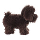 Apricot Lamb Toys Plush Dark Coffee Poodle Dog Puppy Stuffed Animal Soft Cuddly Perfect For Child 8.3 Inches