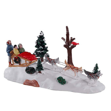 Lemax Dog Sledding Afternoon #13557