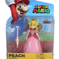 Super Mario 4 Inch Action Figure (Princess Peach With Umbrella)