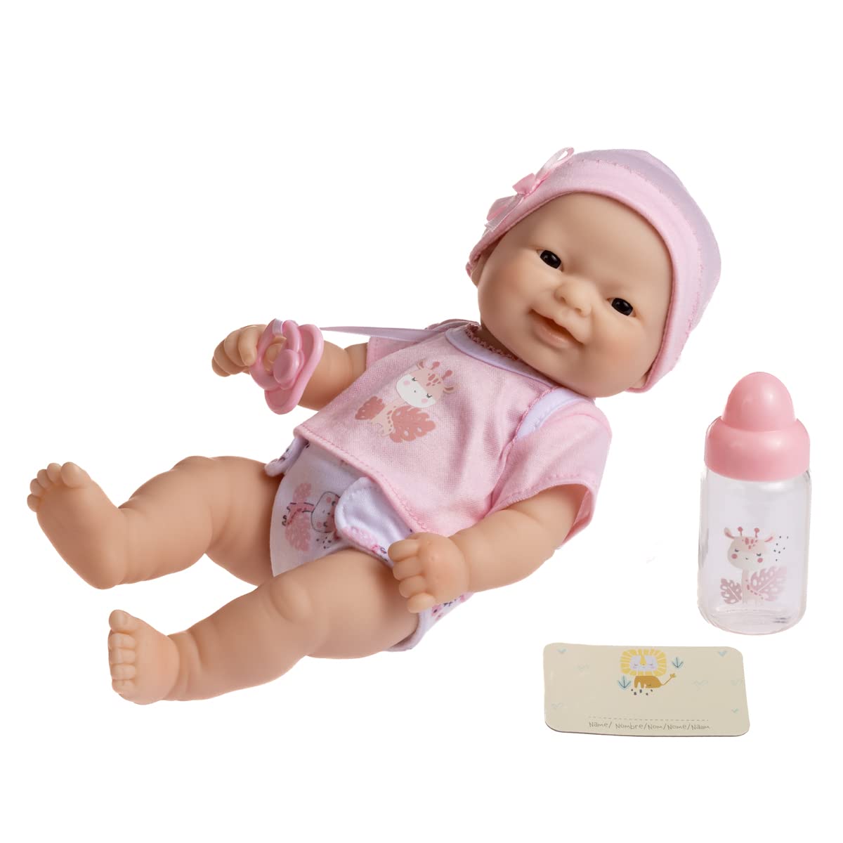 Jc Toys - La Newborn Nursery | 7 Piece Doll Gift Set | 12' Life-Like Asian Doll With Accessories | Purple | Ages 2+ (18346)