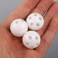 Toddmomy 50Pcs Toy Rattle Box Repair Round Doll Noise Maker Insert Squeaker For Baby Pet Doll Dog Accessories, 28Mm