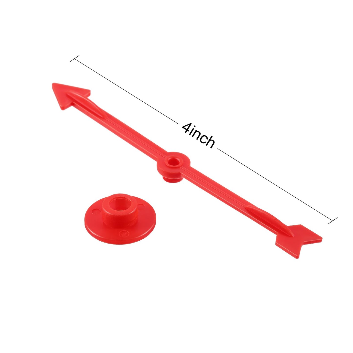 CHENGU 25 Pieces 4 Inch Arrow Spinners Games in 5 Colors Magic Spinner for Activities of Classroom, Plastic Board Game