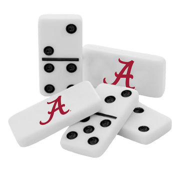 Masterpieces Game Day - Ncaa Alabama Crimson Tide - 28 Piece Team Logo Double Six Domino Set