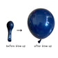 Space Balloon Arch Kit, Space Birthday Decorations Blue Purple Silver Balloon Arch Garland Kit Metallic Chrome Balloons 4D Star