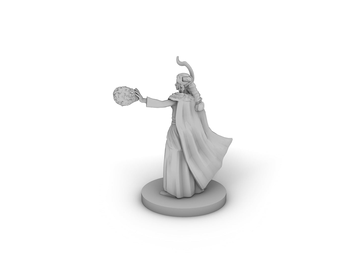 Female Elf Druid 2 Tabletop Dnd Gaming Miniature