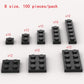 Classic Building Plate Assortment Pack, 100Pcs Black Bulk Plates With 8 Size Building Plate Base Plate, Compatible With Lego Par