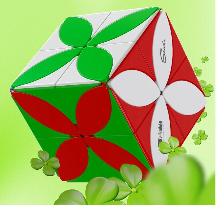 Cuberspeed Qiyi Clover Plus Speed Cube Stickerless Curvy Copter Collection Cube Toys For Kids & Adults