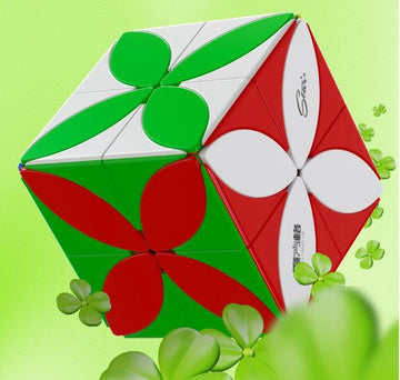 Cuberspeed Qiyi Clover Plus Speed Cube Stickerless Curvy Copter Collection Cube Toys For Kids & Adults