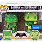 Funko Pop Batman Vs. Superman Glow In the Dark limited availability 2 pack