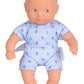 Corolle Mini Calin Soft Baby Doll - Blue - 8 Soft-Body Doll, Vanilla-Scented, for Kids Ages 18 Months and up