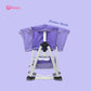 Anivia Doll Bed Furniture 2 Function Toy, Doll Bed And Doll Swings Together For 18 Inches Baby Dolls, Baby Doll Crib With Bottom (Dp601Purple)
