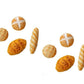 8 Pcs 1/12 Miniature Bread Set, Miniature Bread Dollhouse Decoration Accessories Resin Mix Bakery Bread Mini House Food Decorati