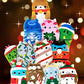 Cats Vs Pickles - Limited Edition Holiday 12Pk - 4'' Cute Cuddly Collectible Bean Plush Toy - Great For White Elephant, Gift Exc