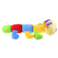 Merishopp Cuddly Baby Caterpillar Plush Toy With Whistle With Rattle For Playmat|Baby | Toys For Baby | Developmental Baby Toys|