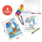 Bulk Coloring Books For Kids (72 Pack) Mini Coloring Books & Crayons, Party Favors, Fun Activity, Giveaways, Mini Travel Books |
