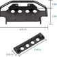 WEISHUJI RC Front Lower Bumper, Metal Front Lower Bumper, Metal Front Under Bumper for RC Crawler Car TRAXXAS TRX6 G63 TRX4 G500