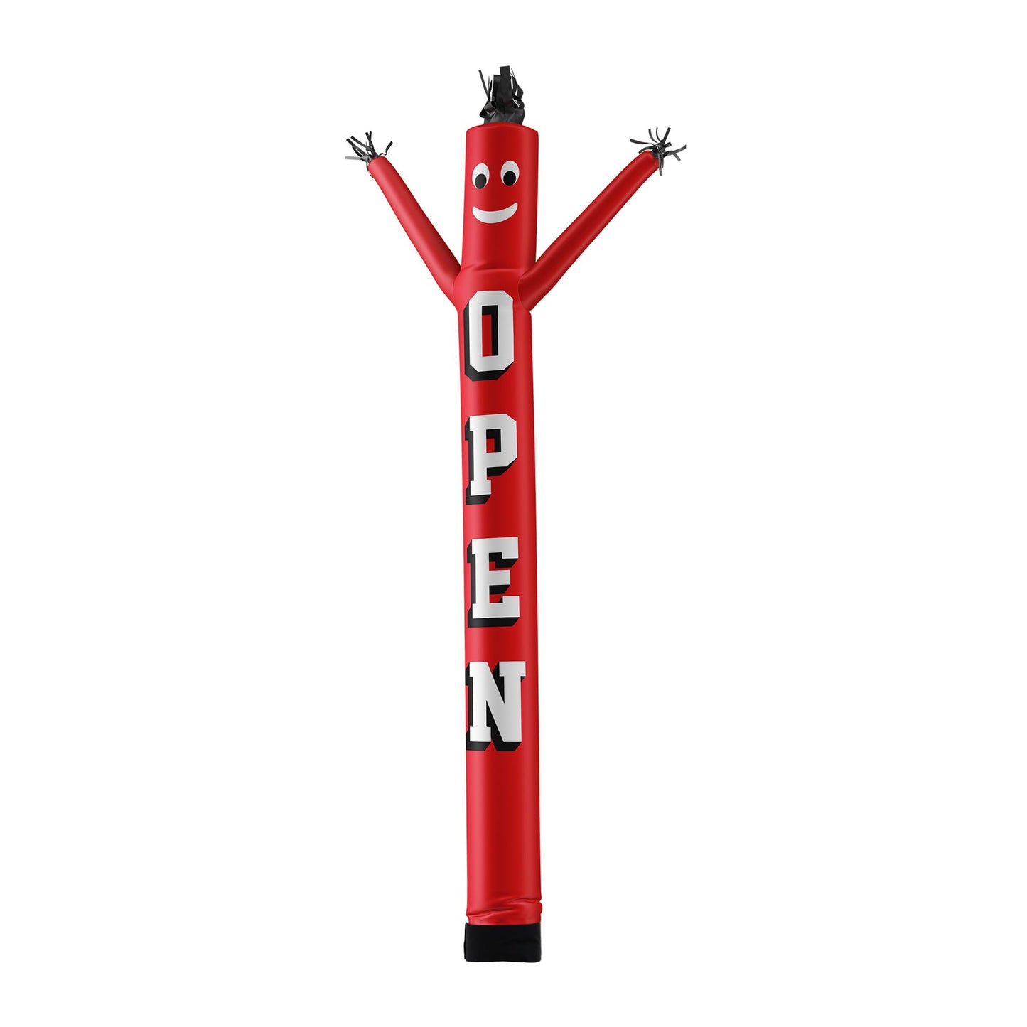 LookOurWay Air Dancers Inflatable Tube Man Attachment - 20 Feet Tall Wacky Waving Inflatable Dancing Tube Guy for Business Promotion (Blower Not Included) - Open Red