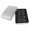 UJEAVETTE 8pcs Steel Precise Bearings with Gaskets for Skateboards Longboards Scooter Skates