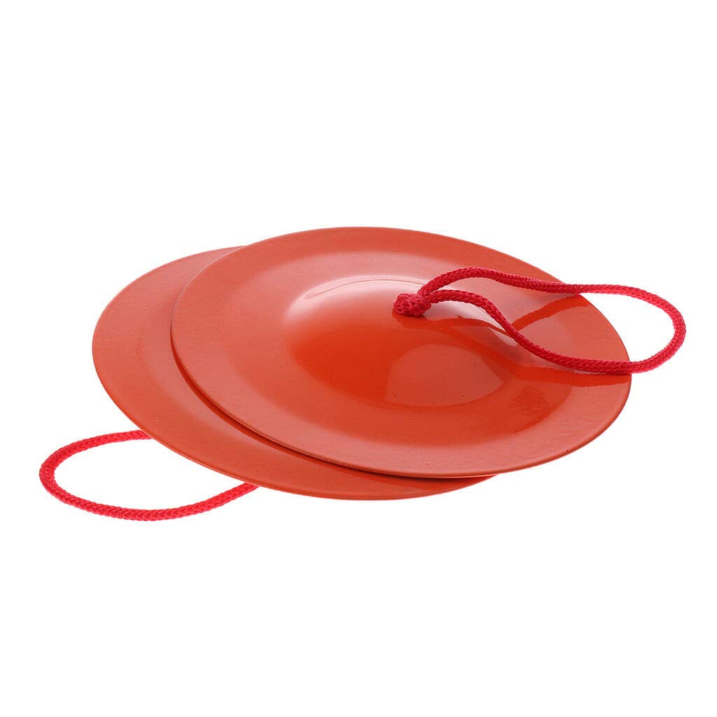 Singing Bells Cymbal Practice Intelligence Toy For Children Toddler Orange