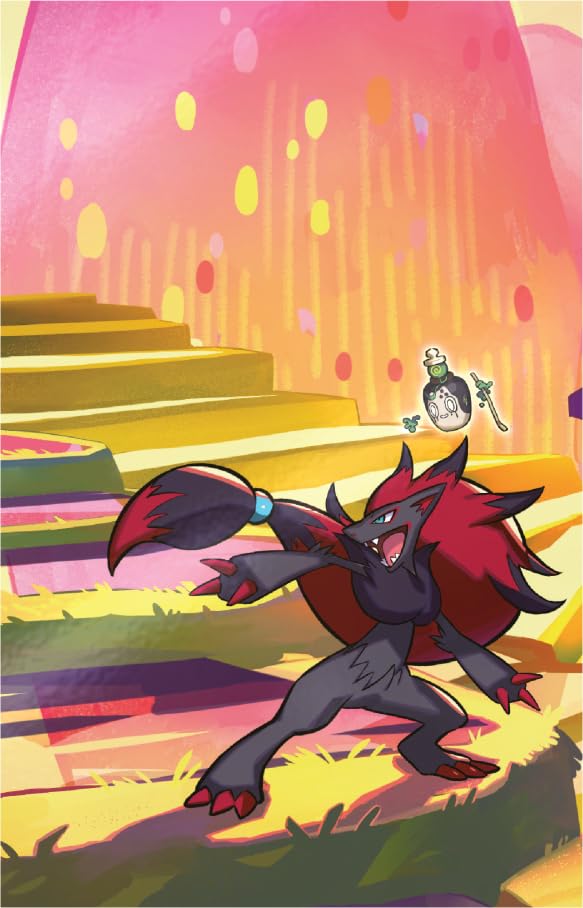 Pokémon Tcg: Scarlet & Violet—Shrouded Fable Mini Tin – Zoroark (2 Booster Packs & 1 Sticker Sheet)