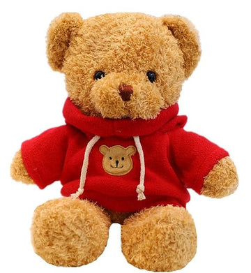 Chelei2019 11.8' Teddy Bear Stuffed Animal Cute Teddy Bear With Hoodie Plush Toy For Kids,Pink