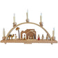 Alexander Taron 1228 Richard Glaesser Arch-Nativity Scene-11.25 H x 19 W x 2 D, Brown