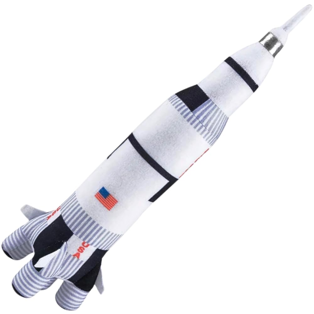 Adventure Planet Saturn V Rocket Plush Toy - Large 26 Inches, Soft Material, Model APSTRV26