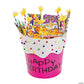 Fun Express Happy Birthday Pencils - Set of 24 - Birthday Party Supplies and Teacher Classroom Rewards