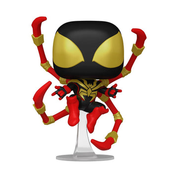Funko POP Marvel: Spider-Man Comics - Miles Morales Iron Spider - 1/6 Odds for Rare Chase Variant - Marvel Comics - Collectable Vinyl Figure - Gift Idea - Official Merchandise - for Kids & mature-themeds