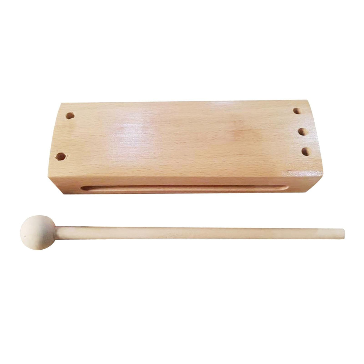 Calandis Musical Instrument Durable Square Block Instrument Toy Wood Rhythm Block | Shakers & Small Percussion | Hand Percussion