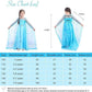Uraqt Princess Dress Costume For Girls Princess Costume Fancy Dress Up For Halloween Birthday Party Queen Cosplay With Crown Wan