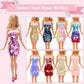 15 Set Doll Clothes For 11.5 Inch Doll Include 1 Fairy Dress 1 Long Dress 2 Sequins Dresses 6 Outfits Tops And Pant/Short/Skirts 6 Fashion Dresses For 11.5 Inch Fashion Dolls